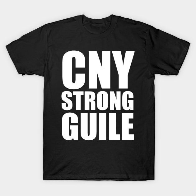 CNY STRONG GUILE - WHITE T-Shirt by TheSteveOrlandoOC